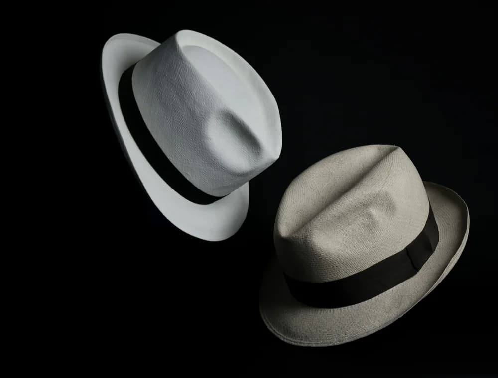 Western cowboy hat isolated against a dark background